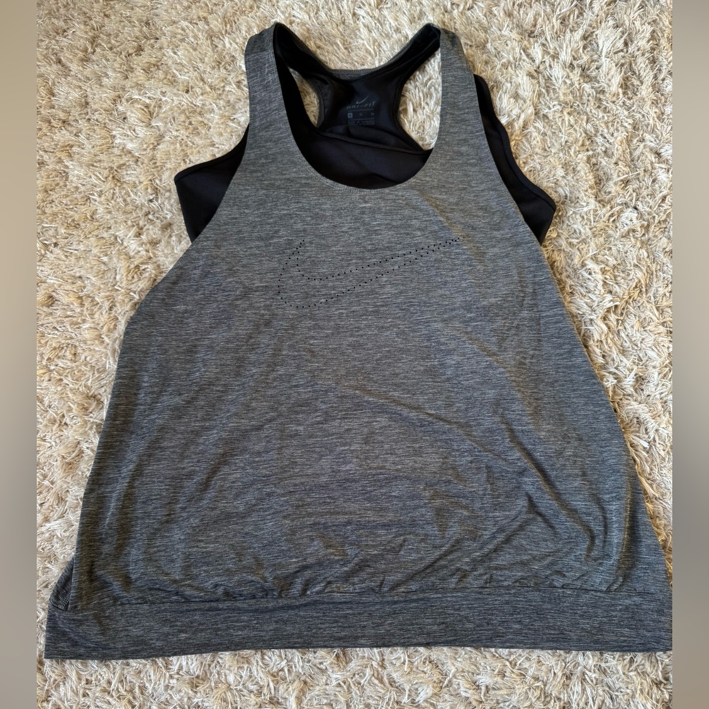 Nike Charcoal Racerback Tank Top